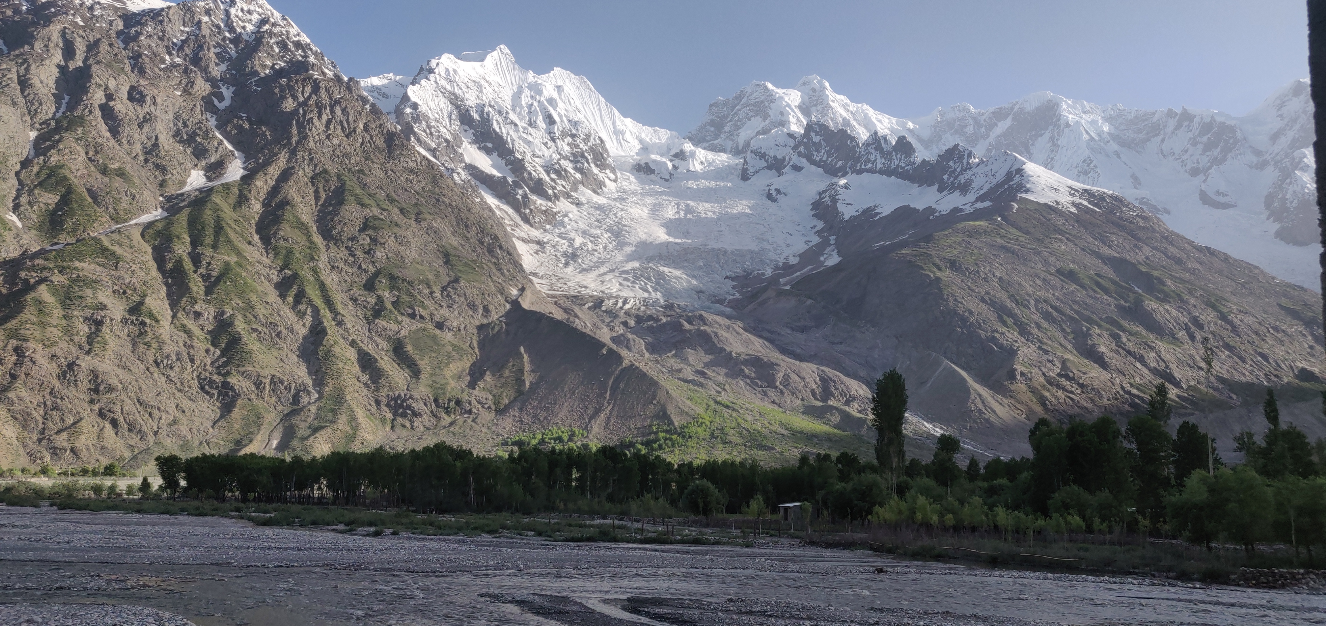 Slowing Glacial Melt - Glaciers and ice landscape protected by vegetation and climate action